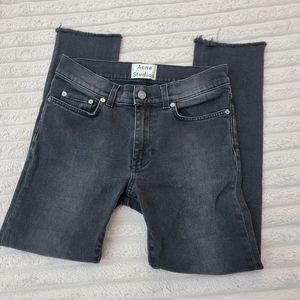 ACNE STUDIOS FRAYED SKINNY JEAN